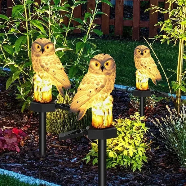 Waterproof Solar Owl Light