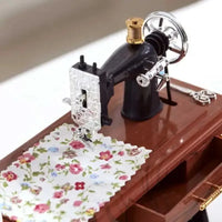 Sewing Machine-Shaped Music Box