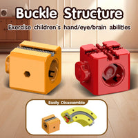 Rainbow Magnetic Train Track Builder Set