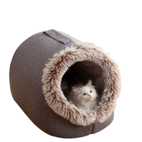 Winter Warm Pet Cave Bed